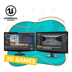 Unreal Engine 4. Игровой движок - КИБЕРшкола программирования для детей, компьютерные курсы для школьников, начинающих и подростков - KIBERone г. Нарткала