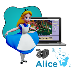 Alice 3d - КИБЕРшкола программирования для детей, компьютерные курсы для школьников, начинающих и подростков - KIBERone г. Нарткала