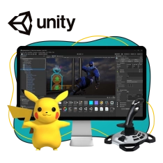 Мир игр на Unity 2D на популярном движке + AI-помощники - КИБЕРшкола программирования для детей, компьютерные курсы для школьников, начинающих и подростков - KIBERone г. Нарткала