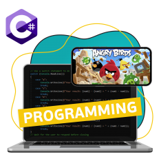 Программирование на C#. Удивительный мир 2D-игр - КИБЕРшкола программирования для детей, компьютерные курсы для школьников, начинающих и подростков - KIBERone г. Нарткала